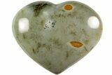 Wide, Polychrome Jasper Heart - Madagascar #205233-1